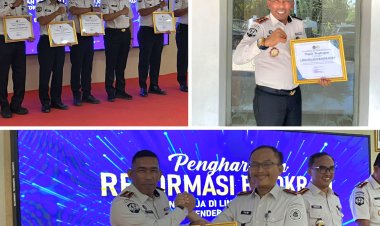 Konsisten dan Akuntabel, LPKA Banda Aceh Terima Penghargaan Reformasi Birokrasi Tercepat