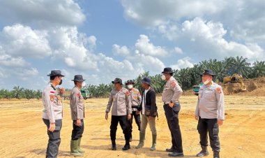 Kapolda Aceh Tinjau Kesiapan Lahan Huntap di Aceh Tamiang