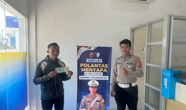 ‎Polantas Menyapa di Samsat Cibadak dan Pelabuhan Ratu, Kabupaten Sukabumi Dorong Pelayanan Prima dan Kamtibmas Kondusif
