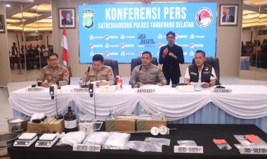 Polres Tangsel Ungkap Peredaran Sabu, Ekstasi, dan Narkotika Sintetis, 5 Tersangka Diamankan