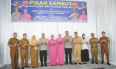 Pisah Sambut Kapolres Way Kanan, Bupati Ayu Asalasiyah Tekankan Sinergi