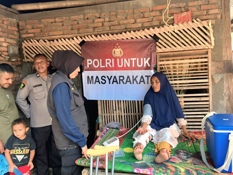 Peduli Kesehatan Masyarakat, Polres Pidie Periksa Kesehatan Warga Gampong Kambuk