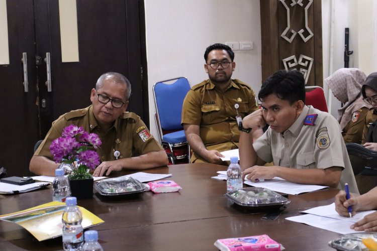 BPN Tulang Bawang dan Sekda Tulang Bawang Bahas Percepatan Sertifikasi Aset Milik Pemkab Tulang Bawang 