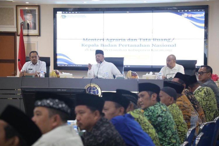 ‎Menteri Nusron Ingin Tokoh Keagamaan Terlibat Aktif dalam Penyelesaian Sertipikasi Tanah Wakaf