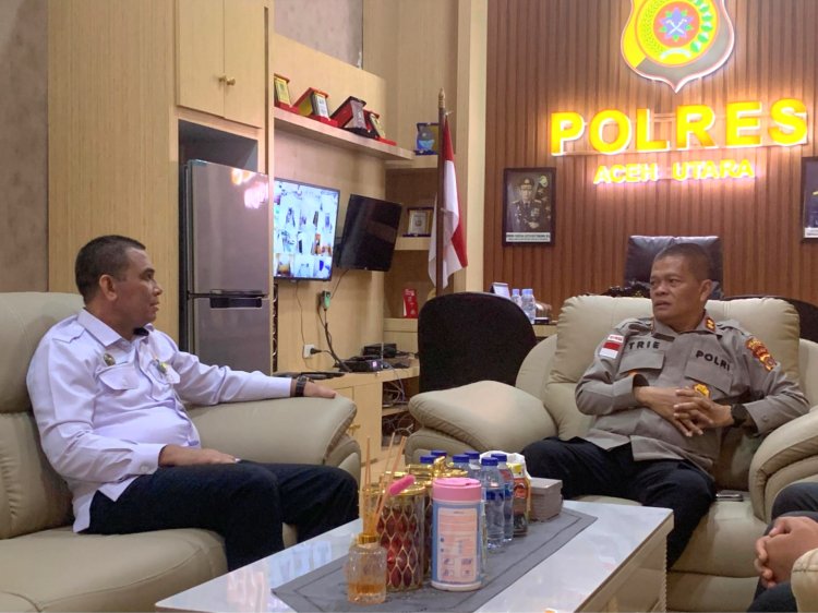 Perkuat Sinergitas, Kalapas Lhoksukon Sambangi Polres Aceh Utara dan Cek Kondisi Senjata Api