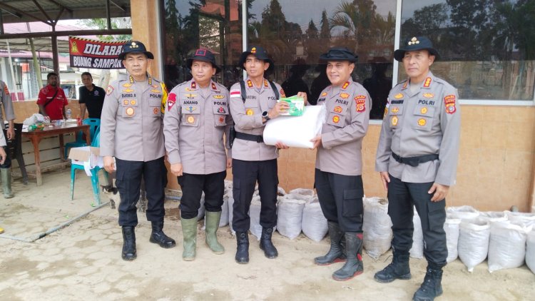Bangkit dari Banjir: Kapolda Aceh Dorong Ekonomi dan Pangan Warga Lewat Polibag Lumpur