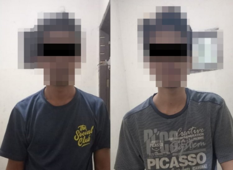 Curat di Way Kanan, Polsek Way Tuba Ringkus Dua Pelaku Curi Enam HP Berbagai Merek di Bandar Sari