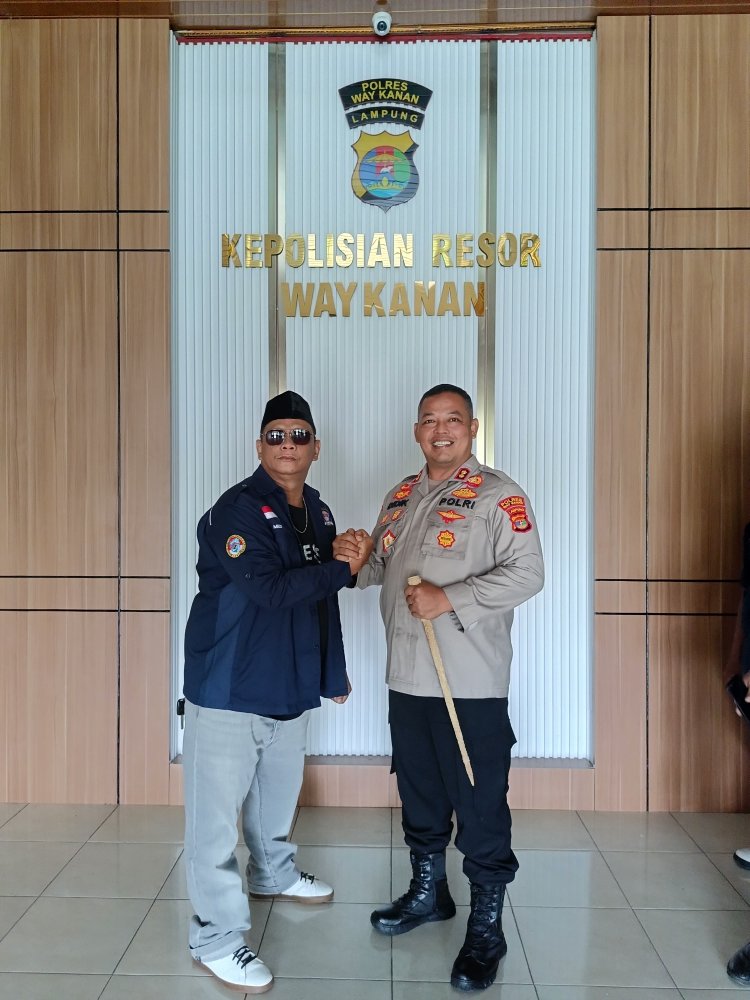 Dpc AWPI Waykanan audiensi dengan Kapolres 