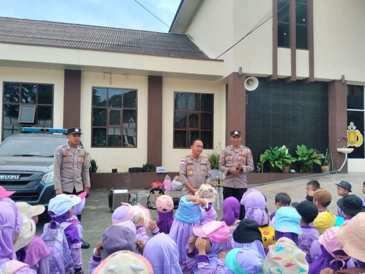 Polisi Sahabat Anak, Polres Aceh Tengah Sambut Kunjungan Edukatif TK IT Al-Manar Takengon