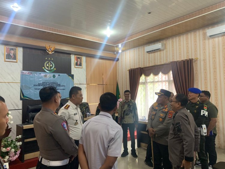 Perkuat Sinergitas, Kalapas Way Kanan hadiri Rapat Kordinasi Antar APH di Kejari Way Kanan