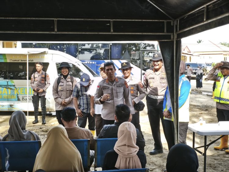 Tinjau langsung Pelayanan Pascabanjir, Kapolda Aceh Pastikan Masyarakat Terlayani Optimal