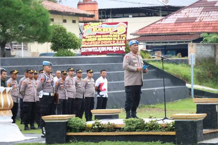 Kabid Propam Polda Lampung Tegaskan Anggota Polres Way Kanan, Jaga Marwah Institusi dan Optimalkan Pelayanan Kepada Masyarakat Way kanan