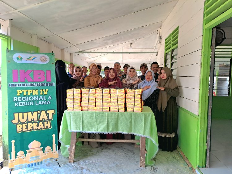 Warga Dusun Tanjung Harapan Apresiasi Jumat Berkah IKBI PTPN IV Kebun Lama