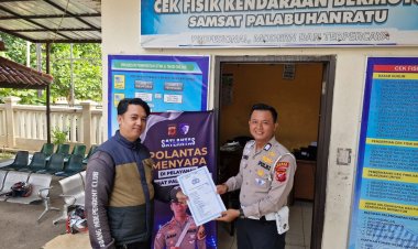 ‎Program Polantas Menyapa : Wajah Humanis Pelayanan di Samsat Pelabuhan Ratu dan Cibadak
