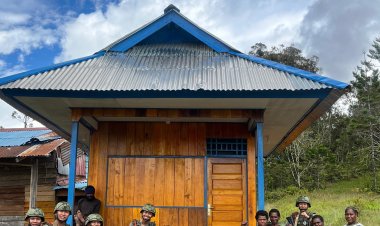 Di Balik Sunyi Pegunungan, Sentuhan Hangat Polisi Hadir di Kampung Yunabol