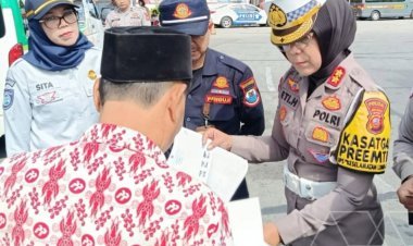 ‎Dalam Rangka Operasi Keselamatan Lodaya 2026, Ditlantas Polda Jabar Intensifkan Edukasi kepada Pengemudi Travel