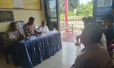 Tingkatkan Pelayanan, Polres Way Kanan Gelar Inspeksi dan Waskat di Polsek Gunung Labuhan