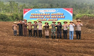 ‎Kesiapan Lahan Jagung Garut Selesai, Penanaman Serentak 750 Hektare Siap Digelar Esok Hari