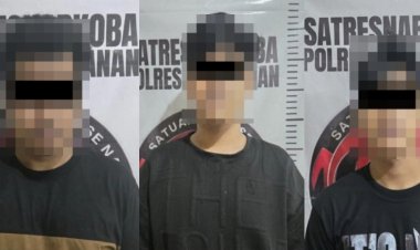 Pakai Narkoba di Acara Organ Tunggal, 3 Pria Asal Oku Timur Diamankan Satresnarkoba Polres Way Kanan