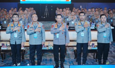 Beri Arahan di Rapim Polri, Kapolri Tegaskan Dukung-Kawal Penuh Program Pemerintah 