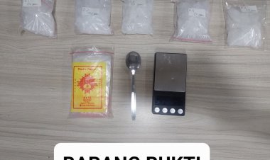POLDA METRO JAYA MENGUNGKAP PEREDARAN NARKOTIKA SABU 476 GRAM, ETOMIDATE DAN HAPPY WATER DI CAKUNG