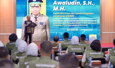 Jaga Dokumen Negara, Kementerian ATR/BPN Gandeng Taruna/i STPN dalam Percepatan Restorasi Arsip Pertanahan Pascabencana