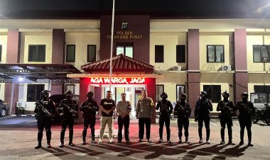 ‎Patroli Brimob Batalyon D Pelopor Antisipasi Tawuran dan Balap Liar di Kabupaten Bekasi