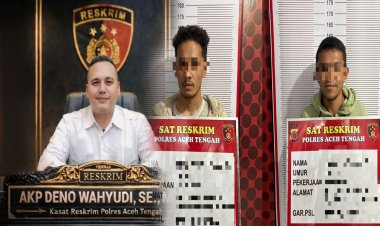 Respons Kilat Satreskrim Polres Aceh Tengah, Dua Pelaku Curanmor di Lemah Burbana Tertangkap