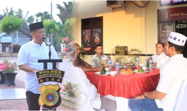 Ramadan Penuh Kebersamaan, Polres Aceh Utara Gelar Buka Puasa Bareng Insan Pers