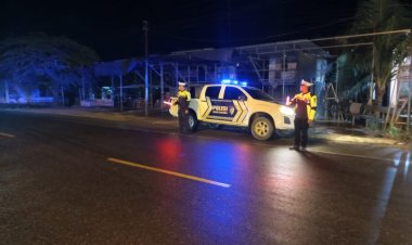 Demi Kenyamanan Warga, Sat Lantas Polres Aceh Utara Gempur Titik Rawan Balapan Liar