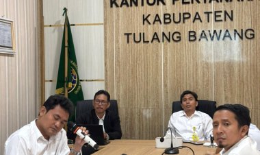 ‎Optimalkan Layanan Masyarakat, Kepala Kantah Tulang Bawang dan Jajaran Ikuti Monev Kanwil BPN Lampung