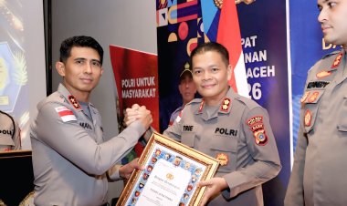 Polres Aceh Utara Raih Terbaik I Penyelesaian Perkara di Rapim Polda Aceh 2026
