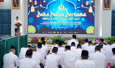 *Berikan Tausiah di Buka Bersama KASAL, Menteri Nusron: Negara Besar Mampu Ciptakan Rasa Aman*