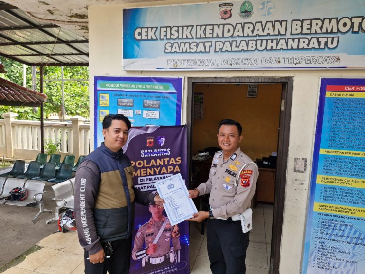 ‎Program Polantas Menyapa : Wajah Humanis Pelayanan di Samsat Pelabuhan Ratu dan Cibadak