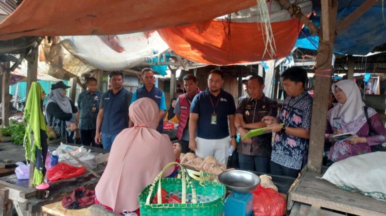 Jelang Bulan Suci Ramadhan, Polres Way Kanan Bersama Bapanas RI Sidak Harga Pangan di Pasar Baradatu