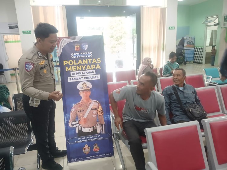 ‎Polantas Menyapa di Samsat Cibadak dan Pelabuhan Ratu : Pelayanan Humanis dan Cepat untuk Masyarakat