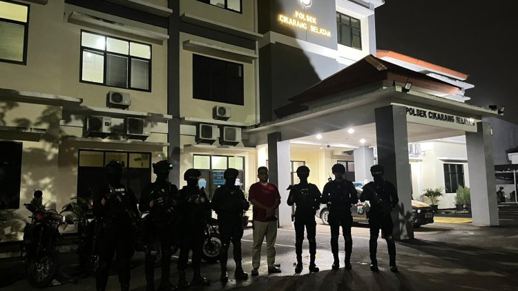 ‎Patroli Rayonisasi Brimob Batalyon D Pelopor, Kabupaten Bekasi Terpantau Aman dan Kondusif