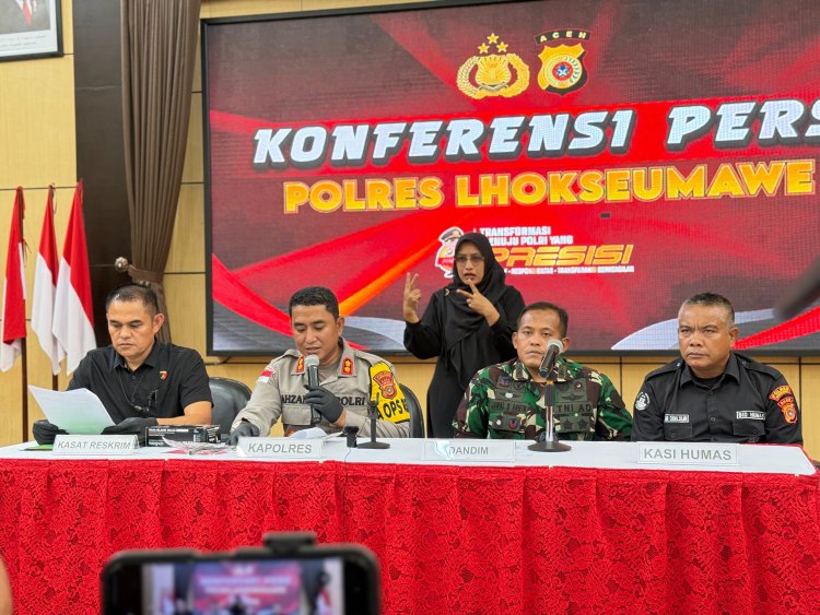 Komitmen Berantas Kejahatan, Polres Lhokseumawe–Kodim 0103 Bongkar Komplotan Curanmor