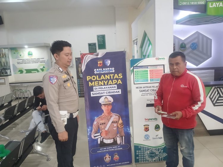 ‎Kabupaten Sukabumi : Samsat Cibadan dan Pelabuhan Ratu Gelar "Polantas Menyapa," Tingkatkan Kesadaran Pajak Kendaraan