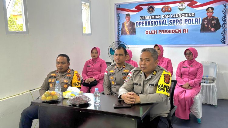 Presiden Resmikan SPPG Polri, Kapolres Bener Meriah Ikuti Secara Virtual