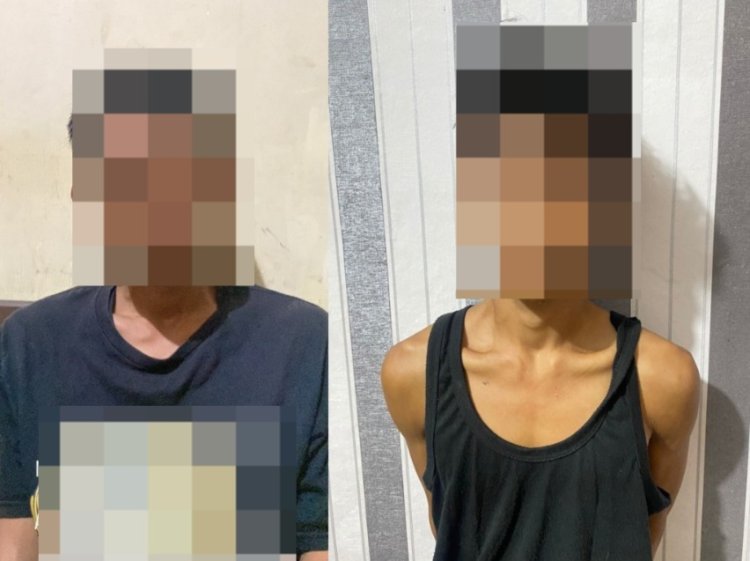 Polisi Ringkus Dua Pelaku Curas Sepeda Motor di Jalan Poros Kemu Banjit