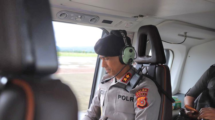 Patroli Udara Polda Aceh Perketat Pengawasan, Sinergi dengan Polisi Darat Sikat Ladang Ganja