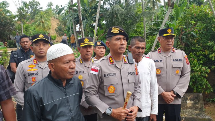 Kapolda Aceh Tinjau Progres Pembangunan Jembatan Bailey di Peusangan