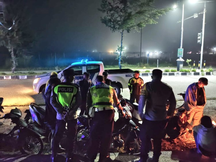 Ramadan Kondusif, Satlantas Polres Bener Meriah Sikat Balap Liar di Sejumlah Titik Rawan