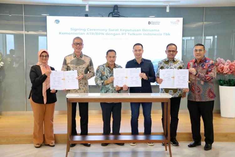 ‎Kementerian ATR/BPN Bentuk Satgas untuk Pengamanan Aset PT Telkom Indonesia