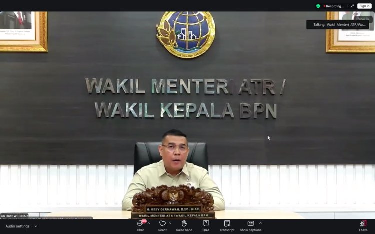 *Wamen ATR/Waka BPN Apresiasi Peran Strategis MAPPI dalam Sistem Penilaian Nasional*