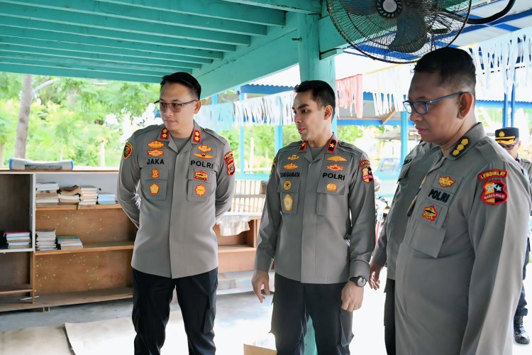 Kapolres Pidie Dampingi Direktur Program Sarjana STIK Tinjau Bakti Kesehatan di Gampong Lamkawe