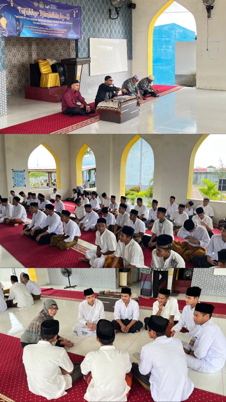 Tafakkur Ramadhan Hari Kedua di LPKA Banda Aceh, Kemenag Perkuat Pembinaan Spiritual Anak Binaan
