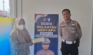 ‎Polantas Menyapa di Samsat Cibadak dan Pelabuhan Ratu,  Dorong Pelayanan Prima dan Kamtibmas Kondusif