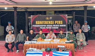 Kamp KKB di Nabarua Dibongkar Aparat Gabungan, Ratusan Amunisi dan Puluhan Juta Rupiah Diamankan